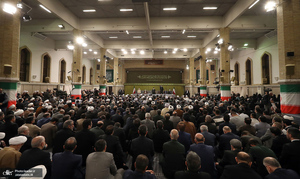 دیدار مسئولان نظام و سفرای کشورهای اسلامی با رهبر معظم انقلاب