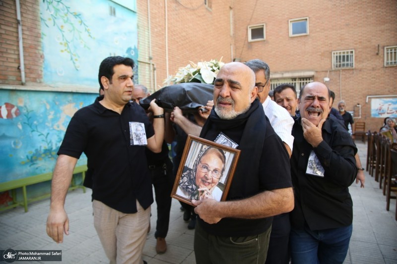 مراسم تشییع ثمینه باغچه‌بان