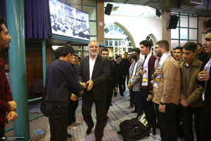 مراسم مجمع عالی بسیج دانش آموزی در حسینیه جماران