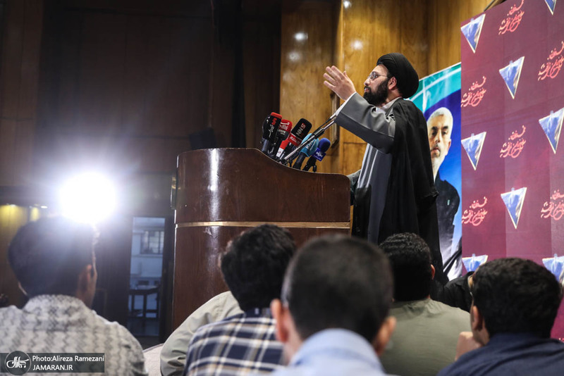 سخنرانی سید علی خمینی در دانشگاه تهران