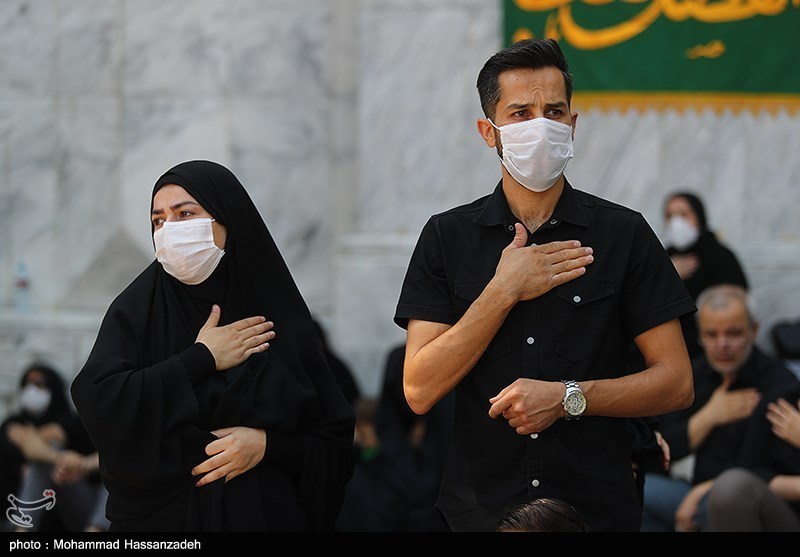 مراسم عزاداری عاشورای حسینی در میدان فلسطین 