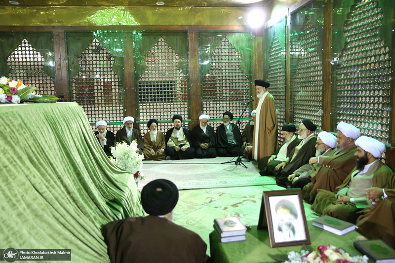 تجدید میثاق رئیس و اعضای مجلس خبرگان رهبری با آرمان های امام خمینی (س)