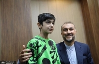  امیرعبداللهیان بازدید وزیر امور خارجه از خانه ای‌بی و کودکان پروانه‌ای (3)