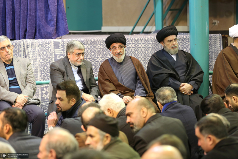 مراسم سالگرد رحلت آیت‌الله سید محمد موسوی بجنوردی در حسینیه جماران  -2