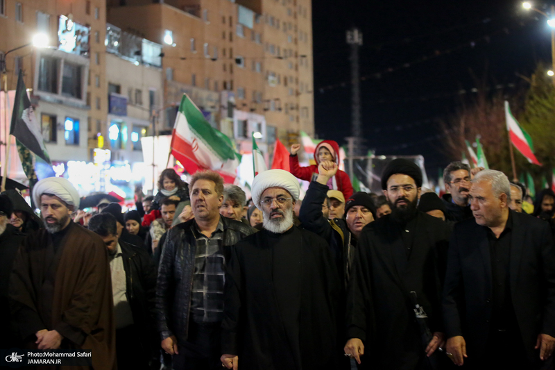بیست و پنجمین شب اجتماع پرشور مردمى در پرند