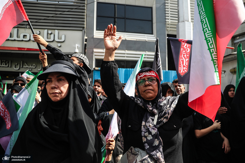 مراسم تشییع شهدای جنگ تحمیلی رژیم صهیونیستی در تهران-5