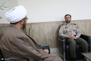 دیدار پیشکسوتان رژه 19 تیر 1358 با رییس موسسه تنظیم و نشر آثار امام خمینی (س)