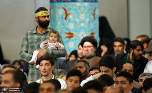 دیدار شرکت‌کنندگان در مسابقات بین‌المللی قرآن با رهبر معظم انقلاب