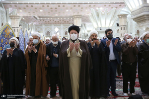 مراسم دوازدهمین سالگرد رحلت همسر گرامی امام و بیست و هفتمین سالگرد ارتحال سید احمد خمینی (ره)