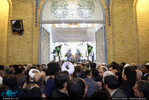 مراسم بزرگداشت آیت الله هاشمی رفسنجانی(ره) در مسجد اعظم قم-1
