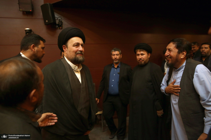 دیدار مسئولین هیت های مذهبی اتباع استان تهران با سید حسن خمینی