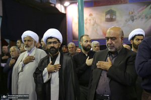 مراسم چهلمین روز در گذشت  آیت الله صانعی در حسینیه جماران  2