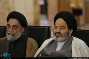 مراسم بزرگداشت حجت الاسلام و المسلمین دکتر احمدی در شبستان امام خمینی حرم حضرت معصومه