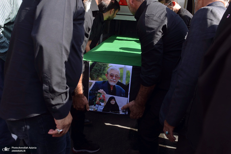 مراسم تشییع سیدعلی صنیع خانی از مسجد الرسول (ص) نازی آباد