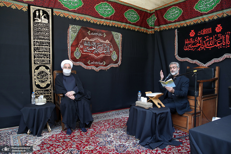 مراسم عزاداری حضرت سید الشهدا(ع) با حضور روحانی