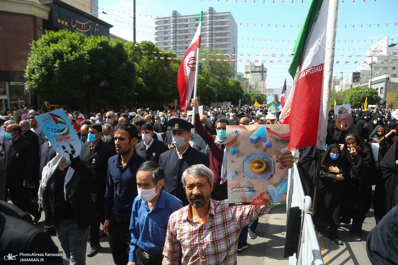 راهپیمایی باشکوه روز قدس در مشهد