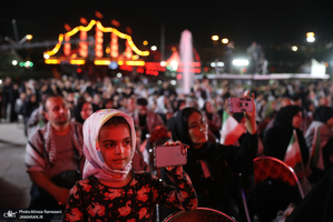 اجتماع مردم تهران در حمایت از مردم مظلوم غزه