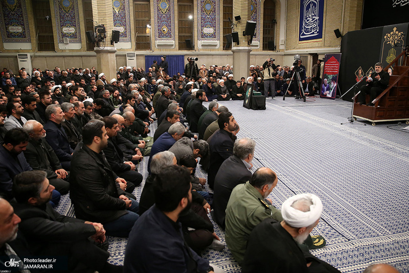 مراسم بزرگداشت شهید حاج قاسم سلیمانی و همرزمانش در حسینیه امام خمینی (ره)