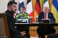 تصاویری از دیدار ترامپ و زلنسکی و رهبران اروپایی در کاخ سفید (8)