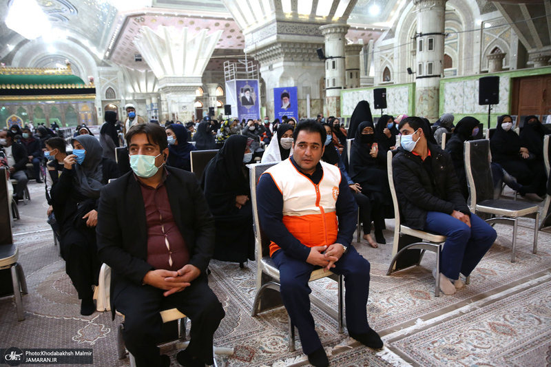 دیدار رئیس سازمان بهزیستی و جمعی از توان یابان این سازمان با سید حسن خمینی