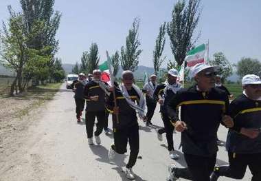 40 جانباز خراسان شمالی در دوی ماراتن شرکت کردند