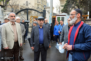 مراسم تشییع مرحوم محمود محتشمی پور