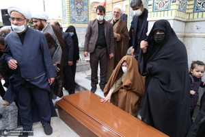 مراسم تشییع و تدفین همسر آیت الله جوادی آملی