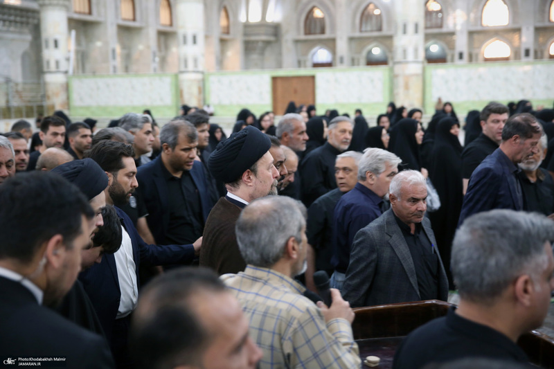 نماز و تشییع حاج علی اکبرشفیعی در حرم مطهر امام خمینی (س)