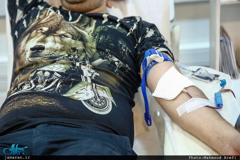 اهدای خون در شب احیاء بیست و سوم ماه مبارک رمضان