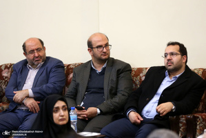 دیدار وزیر ، معاونان و کارکنان وزارت صمت با سید حسن خمینی