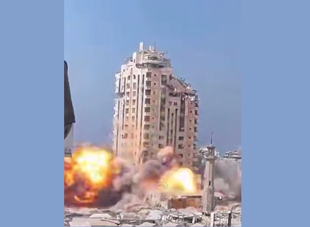اسرائیل دور جدید نابود کردن برج‌های مسکونی غزه را آغاز کرد + فیلم