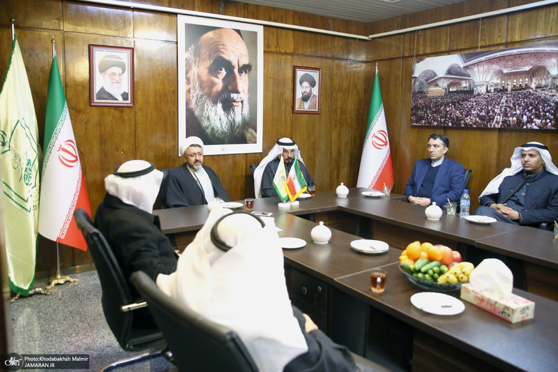 دیدار مزروق فالح الحبینی، رئیس گروه دوستی پارلمانی کویت و ایران با علی کمساری