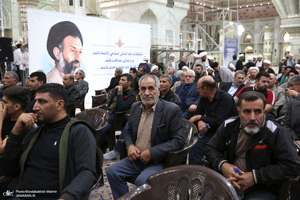 مراسم چهلمین روز در گذشت نوه قدرت الله علیخانی در حرم مطهره امام خمینی (س)