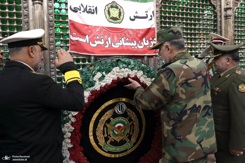 تجدید میثاق فرماندهان و کارکنان ارتش با آرمان‌های امام خمینی (س)