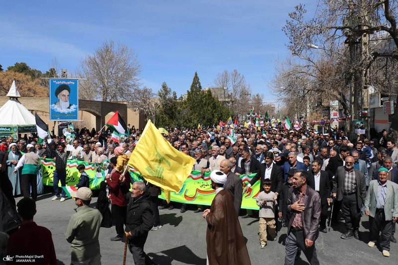 راهپیمایی باشکوه روز قدس در خمین