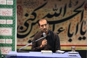 مراسم عزاداری دانشجویان دانشگاه علوم پزشکی تهران به مناسبت شهادت حضرت رقیه در حسینیه جماران