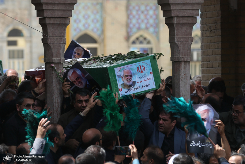 مراسم تشییع شهید محمد مهدی طهرانچی