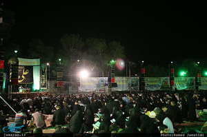 مراسم احیای شب بیست و یکم ماه مبارک رمضان در گلزار شهدا