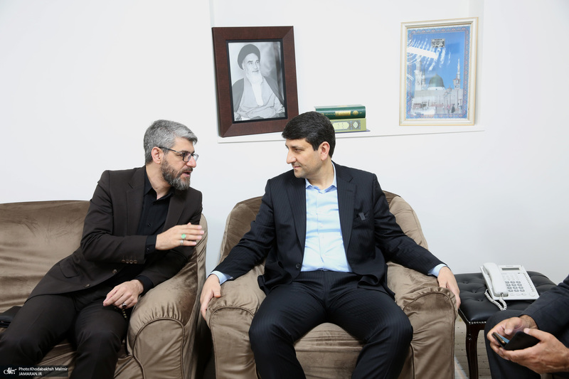 دیدار وزیر و معاونین وزارت ارتباطات با سید حسن خمینی