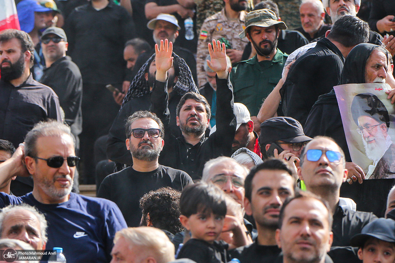 مراسم وداع با رهبر شهید انقلاب در مصلی تهران -3