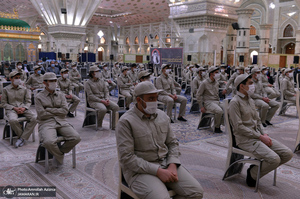 تجدید میثاق فرزندان کارکنان آماد و پشتیبانی سپاه با آرمان‌های حضرت امام(س)