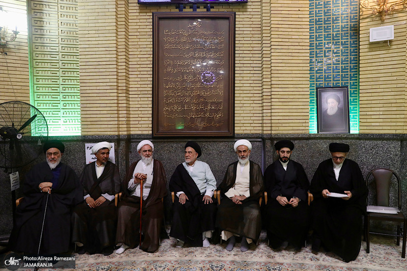 مراسم ختم همسر آیت الله سید علی سیستانی