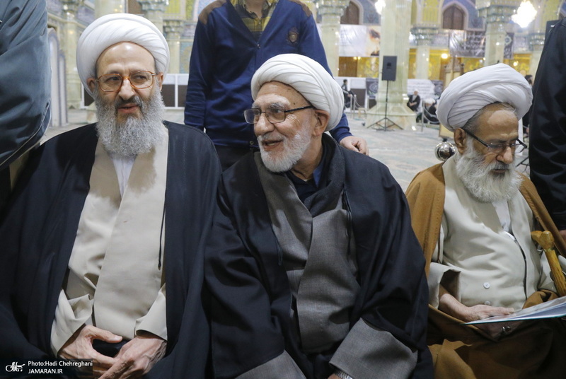 مراسم بزرگداشت آیت الله موسوی بجنوردی (ره) در قم - 1