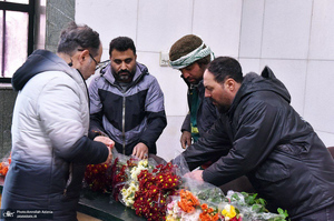 مراسم تقدیر از خادمان اجرایی شهرداری حرم امام خمینی (س)