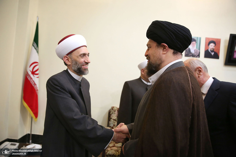 دیدارجمعی از علمای اهل سنت کشور سوریه با سید حسن خمینی