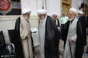 مراسم بزرگداشت حضرت امام (س) در مسجد اعظم قم