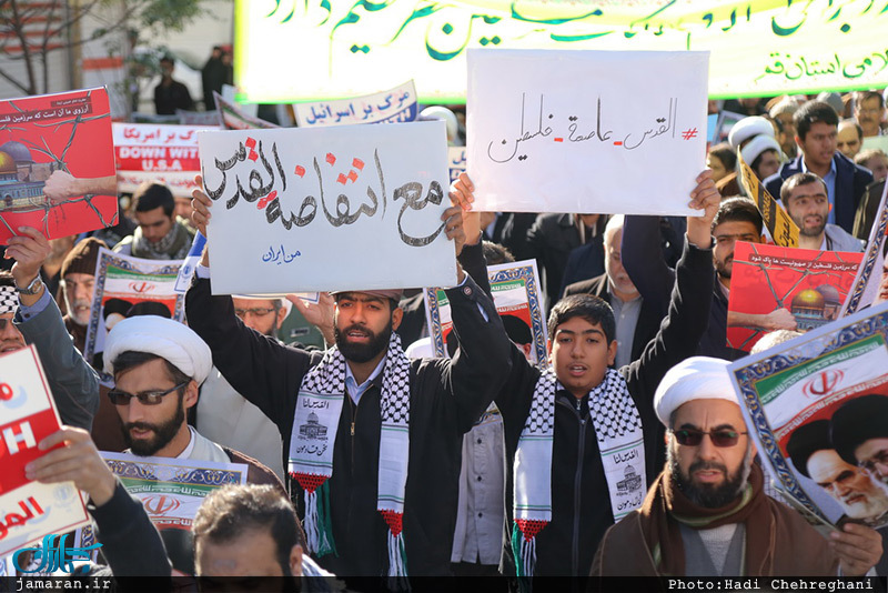 راهپیمایی ضد صهیونیستی پس از نماز جمعه‌ قم