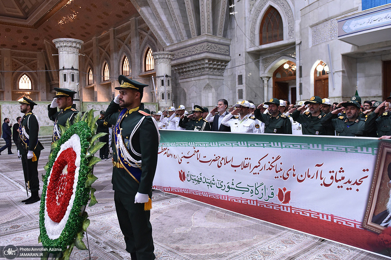 تجدید میثاق اعضای قرارگاه کشوری شهید فهمیده با آرمان های امام خمینی (س)