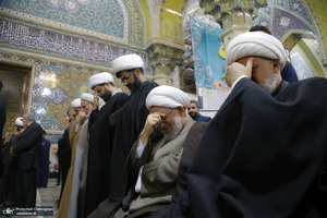 مراسم بزرگداشت آیت الله موسوی بجنوردی (ره) در قم - 2