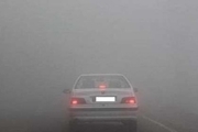 مه غلیظ، تردد خودروها را در محورهای خراسان شمالی مختل کرد